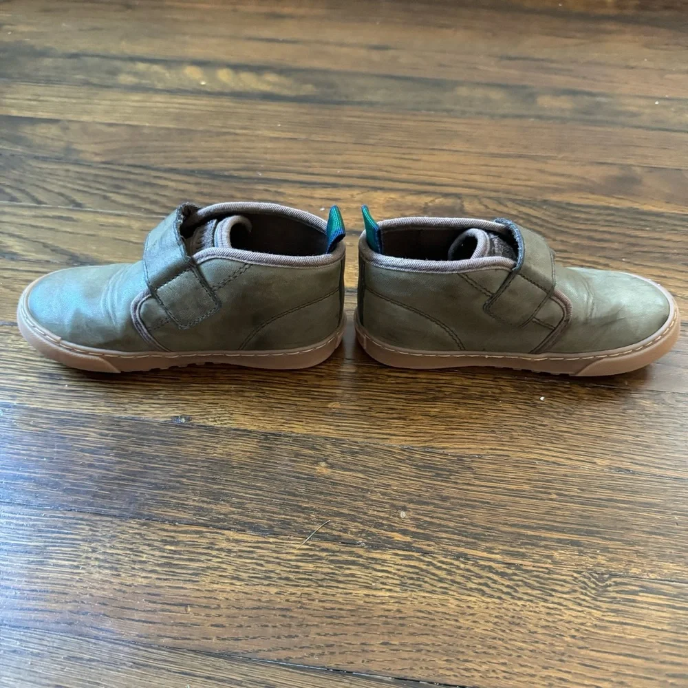 Polo Ralph Lauren army green brown boots toddler size 10 chett wyes - Picture 3 of 9